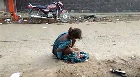 indian girl 17 forced to give birth on street filmed