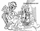 Pony Mlp Dashs Gamesmylittlepony sketch template
