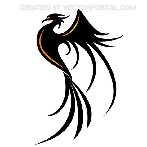 phoenix bird vector clip art  vectors ui