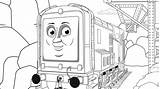 Diesel Coloring Train Thomas Pages Sheet Toys sketch template