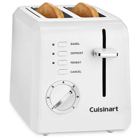 cuisinart  slice toaster white cpt  target