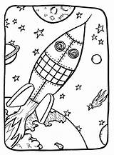 Space Coloring Pages Fusee Coloriage Dessin Kids Preschool Colorier Lune Ariane Colouring Easy Galaxy Fusée Imprimer Drawing Objectif Sur La sketch template