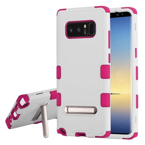 samsung galaxy note  case  insten tuff dual layer hybrid stand pctpu rubber case cover