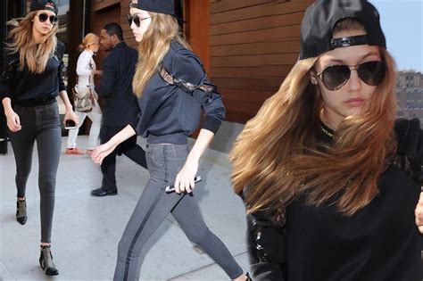 Gigi Hadid Shows Off Her Supermodel Legs As She Steps Out In New York