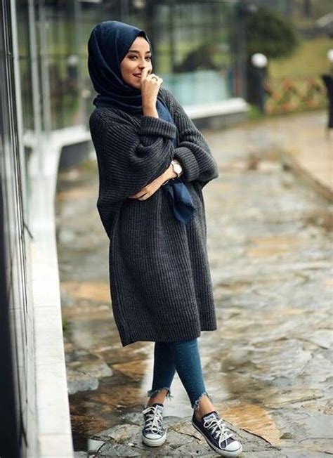 Neutral Winter Hijab Outwears Just Trendy Girls