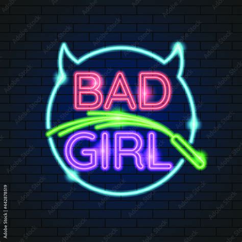 Abstract Sex Shop Bad Girl Whip Adult Toys Neon Light Electric Lamp