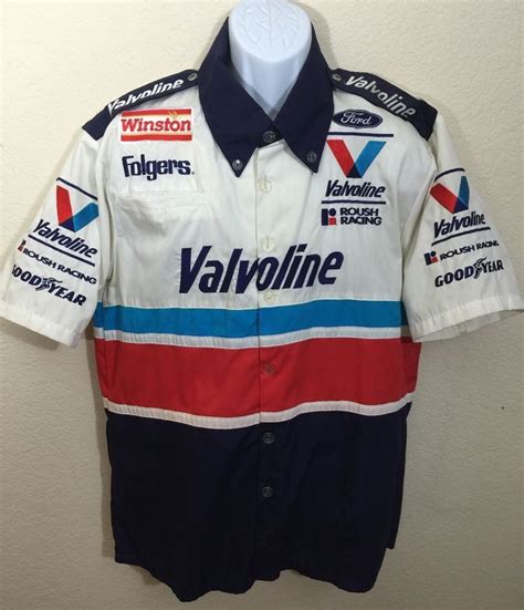 Vintage Nascar Mark Martin Valvoline Roush Racing Uniform Pit Crew