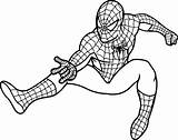 Spiderman Coloring Pages Kids Printable sketch template