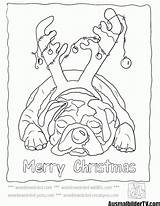 Christmas Coloring Dog Pages Bulldog Sheets Color Ausmalbilder Puppy Für Dogs Cartoon Kinder Echo House Kostenlos Popular Printable Drawing Pets sketch template