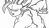 Coloriage Sangohan Sayen Gratuits Ado sketch template