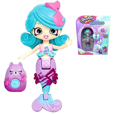 harmony mermaid tails shopkins happy places doll   color change