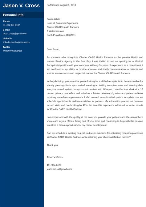 cover letter heading examples templates tips  headers