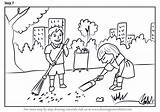 Cleaning Kids Draw Drawing Step Drawings Scene Scenes Tutorials Learn Paintingvalley sketch template
