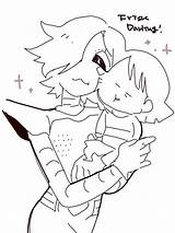 Undertale Frisk Coloring Pages Mettaton Template sketch template