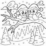Coloring Winter Pages Surfnetkids sketch template
