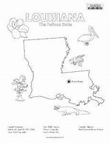 Louisiana Coloring Pages Kids State Fun Worksheets Facts Color States United Printable Orleans Teaching Squared Preschool Book Getcolorings Activities Getdrawings sketch template