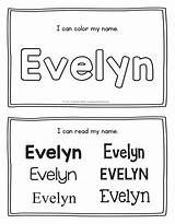 Evelyn Adelyn Handwriting sketch template