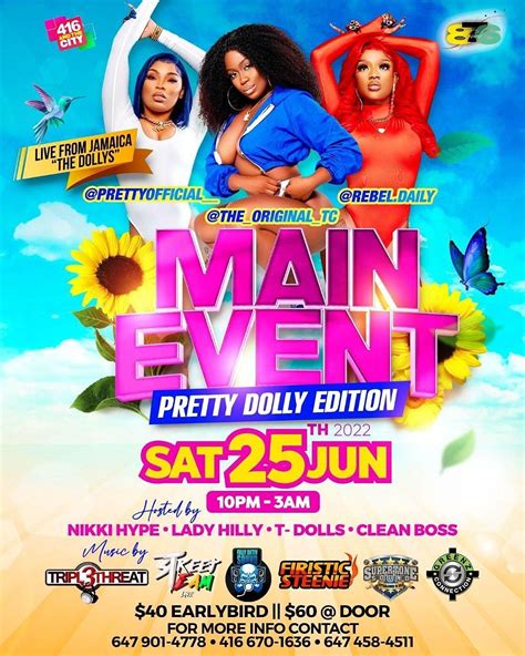 Pretty Dolly Hosted By Live From Jamaica Pretty Pretty Rebel Tc