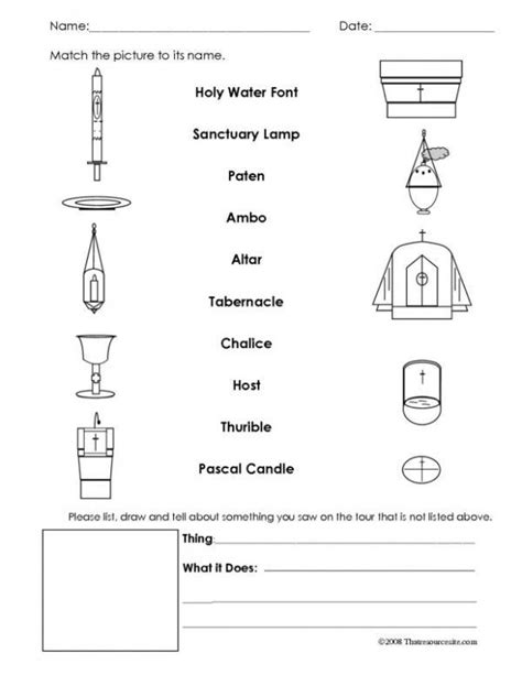 interactive church  worksheet religious education resources