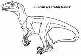 Raptor Lineart Rapture sketch template