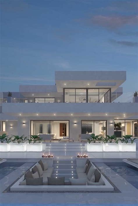 white paradise luxury homes dream houses modern architecture house dream house decor