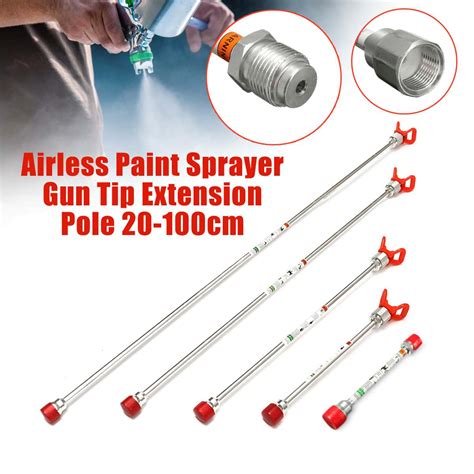 airless paint spray guns extension pole  spray guns nozzle seat cm  spray