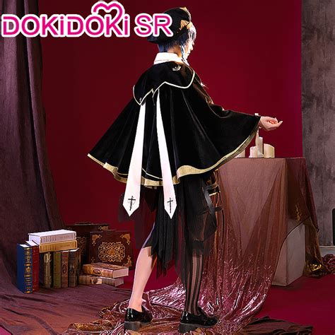 dokidoki sr game genshin impact venti cosplay costume choir casual