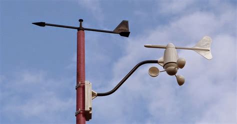 vintage anemometers   wind measuring devices ventus  weather station