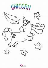 Unicorn Flying Bubakids sketch template