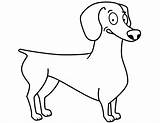 Dachshund Supercoloring sketch template