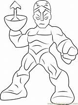 Coloring Klaw Pages Squad Hero Super Show Colossus Coloringpages101 Online Printable sketch template