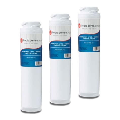 Replacementbrand Twist In Refrigerator Water Filter Gswf 3 Pack In The