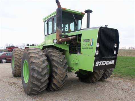 pin  green steiger tractors