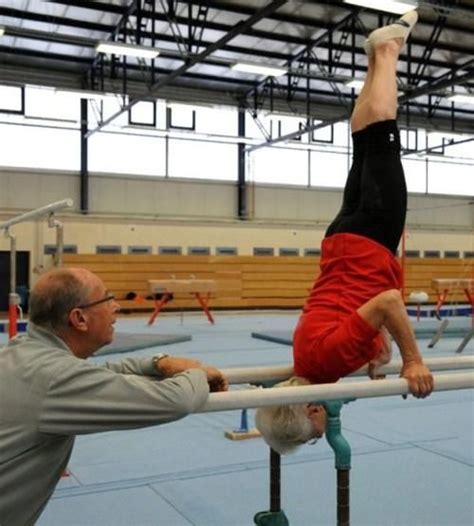 86 Year Old Grandma Still Doing Gymnastics