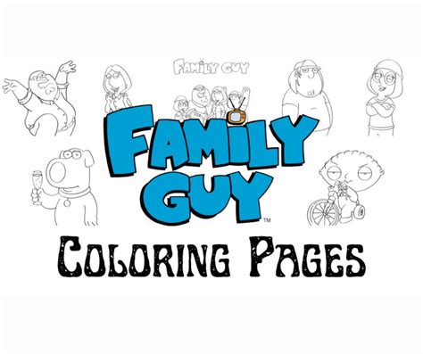 family guy coloring pages etsy