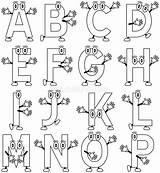 Alphabet Alfabet Coloriage Kleuren Fumetto Coloritura Farbton Karikatur Beeldverhaal Animé Alphabets Colorare Animais Coloration Livre Divertente Lettere Whit Categorías Coloré sketch template