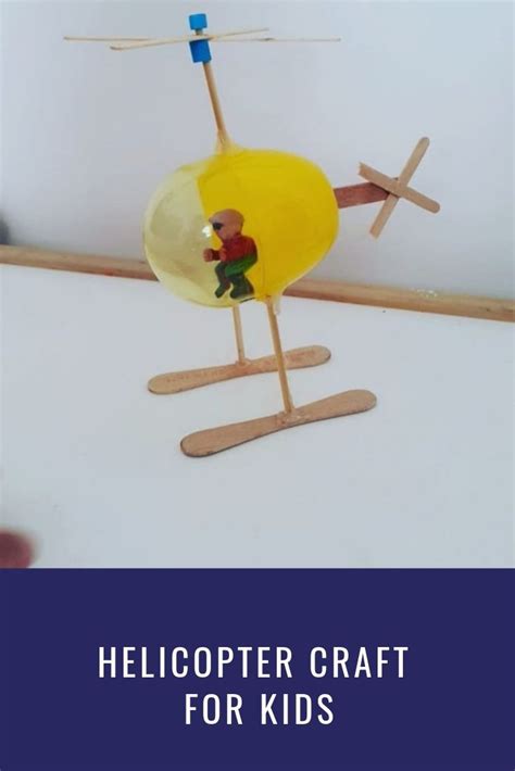 diy surprise egg  popsicle sticks helicopter craft  kids helicopter craft