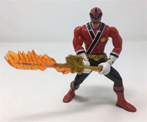 power rangers samurai sword morphin ranger fire toy action figure