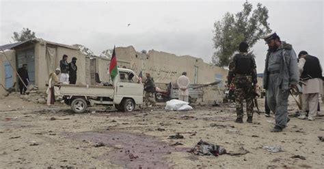 explosion at protest in afghanistan kills over a dozen authorities say