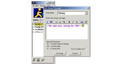 Aol Instant Messenger 41 Things That Prove Tech In The