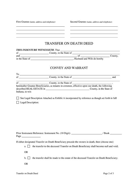 transfer death deed fill  printable fillable blank pdffiller