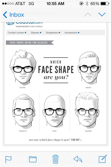 face shape and glasses consejos de moda masculina estilos de hombres