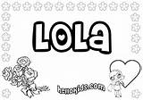 Lola Coloring Pages Name Samantha Color Hellokids Template Print Online sketch template