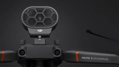 dji mavic  enterprise speaker drone rush