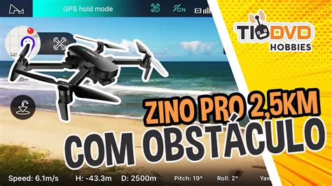drone hubsan zino pro long range km entre obstaculos bom  barato  gps camera  gimbal