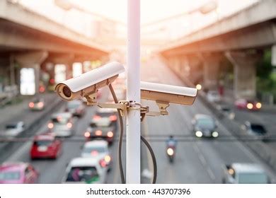 highway surveillance camera images stock  vectors