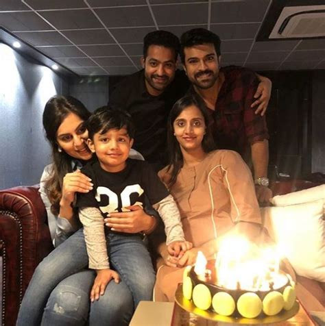 jr ntr and his wife lakshmi pranathi celebrate their 7th wedding anniversary with ram charan and