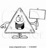 Chip Tortilla Mascot Holding Sign Clipart Cartoon Thoman Cory Outlined Coloring Vector Salsa sketch template