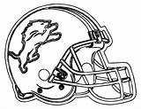 Coloring Pages Detroit Football Lions Broncos Logo Color Kids Denver Helmet Tigers Helmets Clipart Print Lion Cleveland Nfl Printable Sheets sketch template