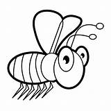 Bug Coloring Stock Bee Cartoon Life Illustration Depositphotos sketch template